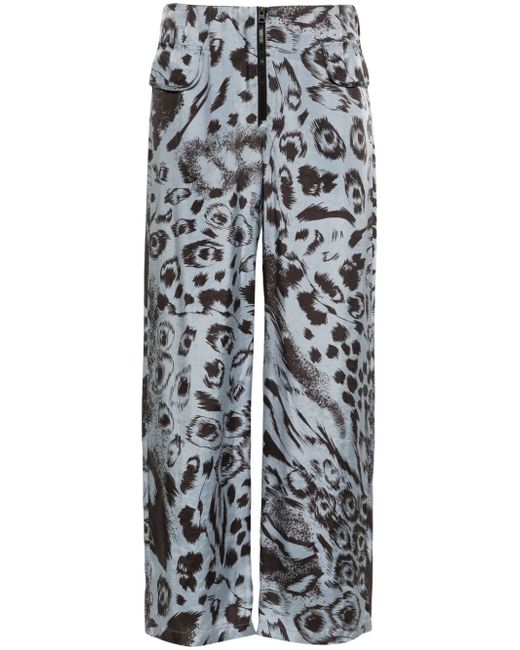 Bimba Y Lola floral-print cropped trousers