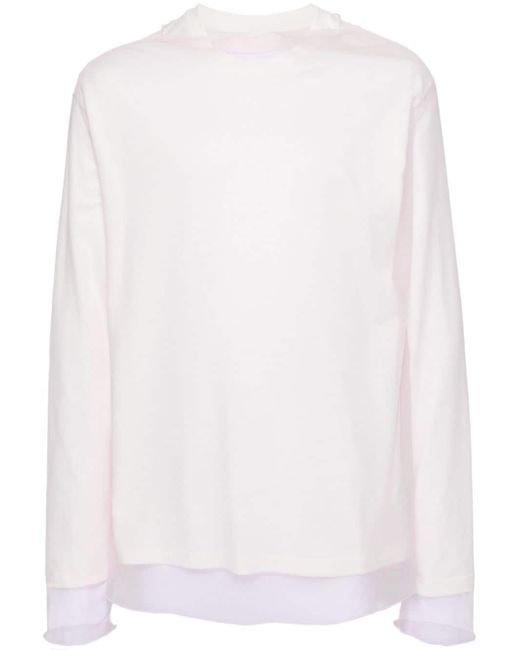Jil Sander layered cotton T-shirt