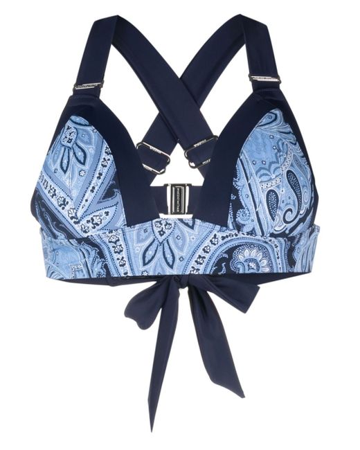 Marlies Dekkers Cache Coeur paisley-print bralette bikini top