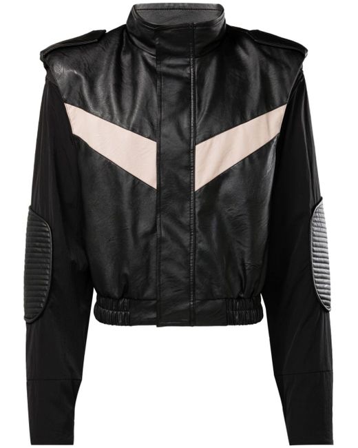 Reebok LTD Vector panelled biker jacket