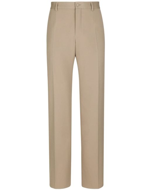 Dolce & Gabbana straight-leg wool trousers