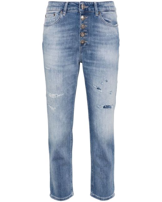 Dondup koons high-rise cropped jeans