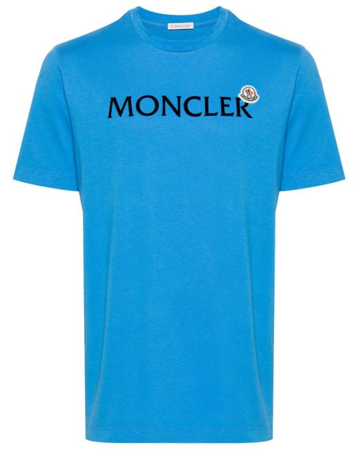 Moncler logo-flocked T-shirt