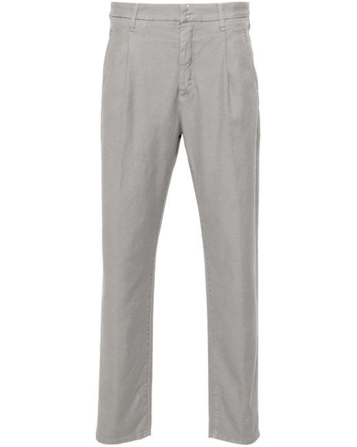 Incotex twill tapered trousers