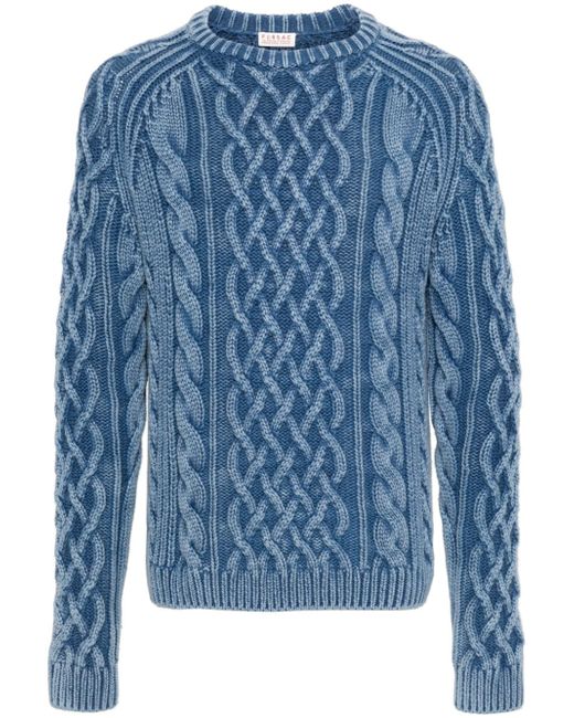 Fursac cable-knit jumper