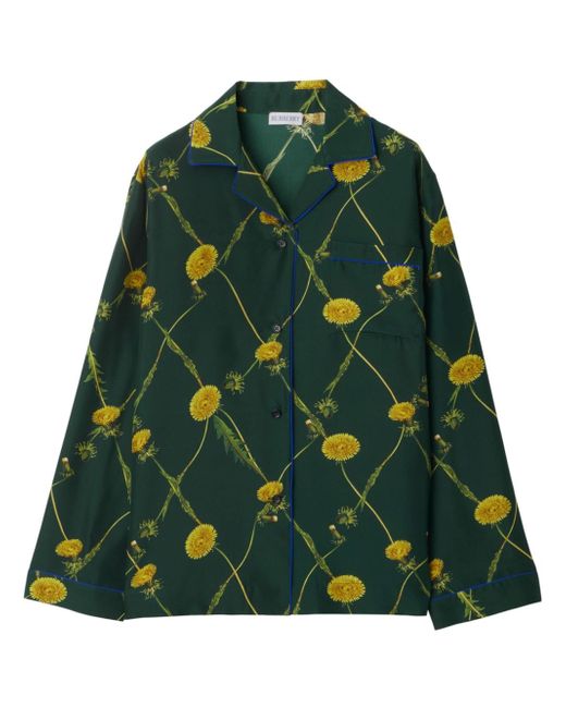 Burberry dandelion-print pyjama shirt