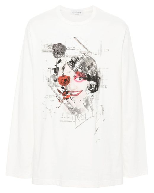 Yohji Yamamoto graphic-print T-shirt