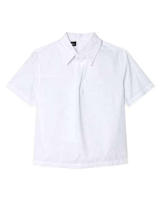 Olly Shinder Vanishing Tie cotton-blend shirt