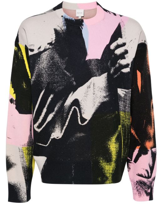 Paul Smith Life Drawing-print cotton sweatshirt