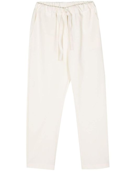Semicouture tapered cropped trousers