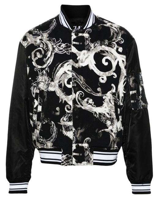 Versace Jeans Couture Watercolor Couture-print bomber jacket