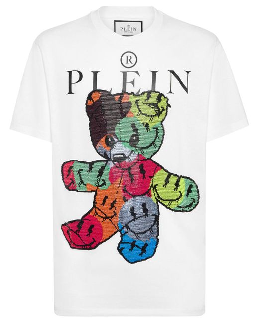 Philipp Plein Teddy Bear cotton T-shirt