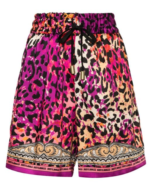 Just Cavalli leopard-print shorts