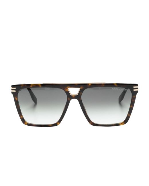 Marc Jacobs tortoiseshell-effect square-frame sunglasses