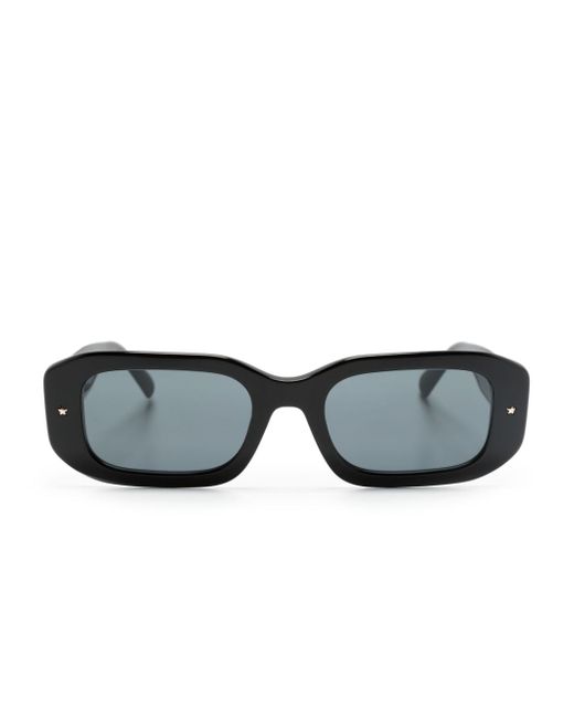 Chiara Ferragni logo-print rectangle-frame sunglasses