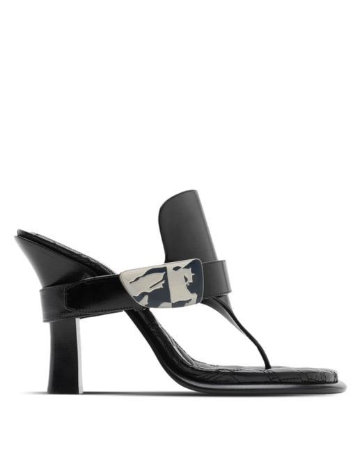 Burberry Bay leather sandals