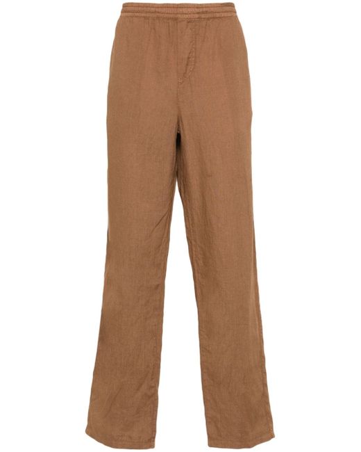Aspesi linen straight trousers