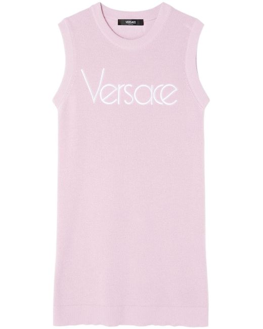 Versace 1978 Re-Edition Logo knitted dress