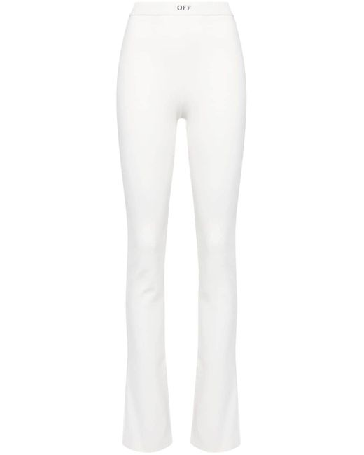 Off-White Sleek Split flared leggings