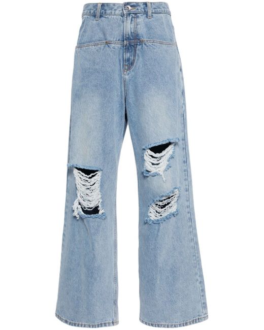 Five Cm low-rise loose-fit jeans