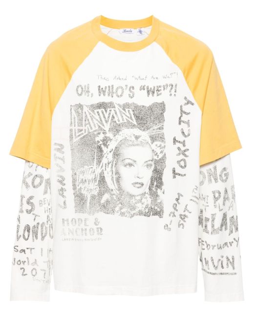 Lanvin x Future layered cotton T-shirt
