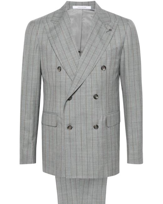 Tagliatore striped double-breasted suit