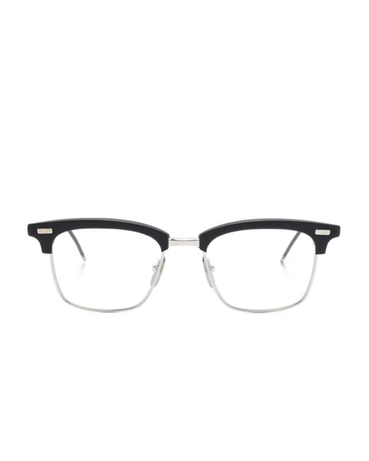 Thom Browne Clubmaster-frame clear glasses