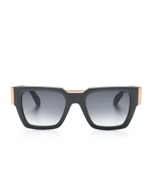 Philipp Plein logo-plaque square-frame sunglasses
