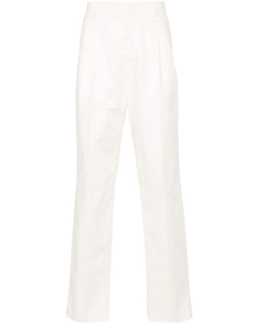 Lardini tapered cotton chino trousers