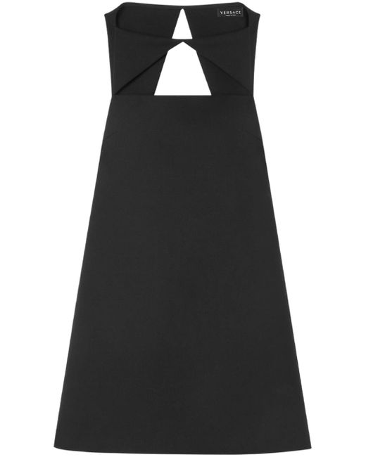 Versace cut-out sleeveless minidress