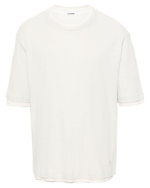 Jil Sander layered T-shirts pack of three