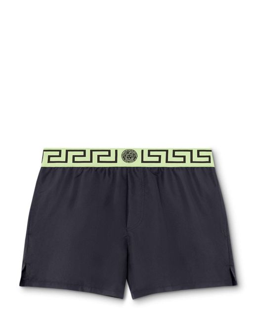 Versace Greca-jacquard swim shorts