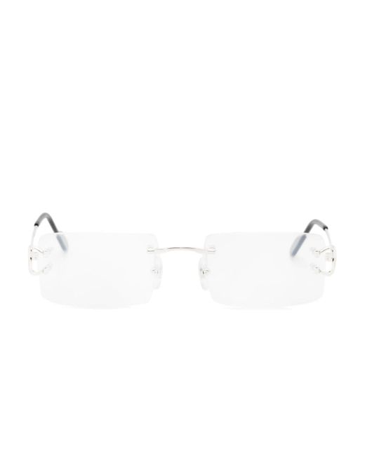 Cartier C rectangle-frame glasses