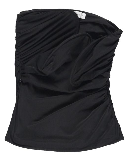 Christopher Esber Encompassed Suspension ruched-jersey strapless top