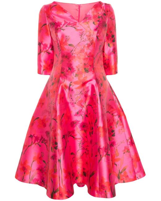 Fely Campo floral-print dress