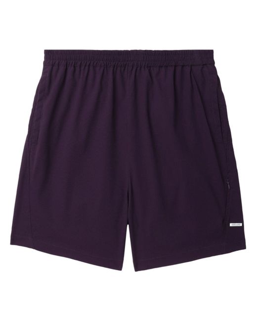 Izzue logo-patch elaxed-fit shorts