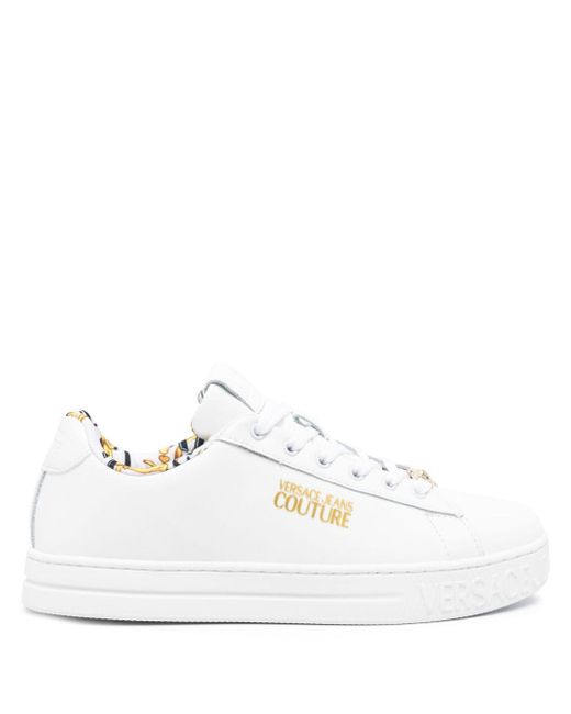 Versace Jeans Couture Court leather sneakers