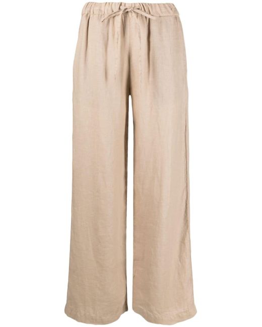 Fay mid-rise wide-leg trousers