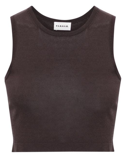 P.A.R.O.S.H. Roux knitted tank top