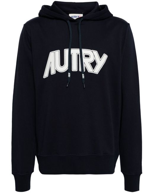 Autry logo-print hoodie