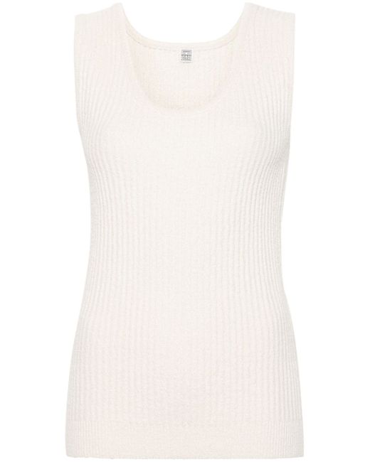 Totême ribbed knitted top