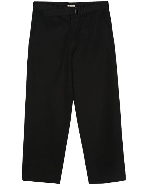 Auralee wide-leg belted trousers