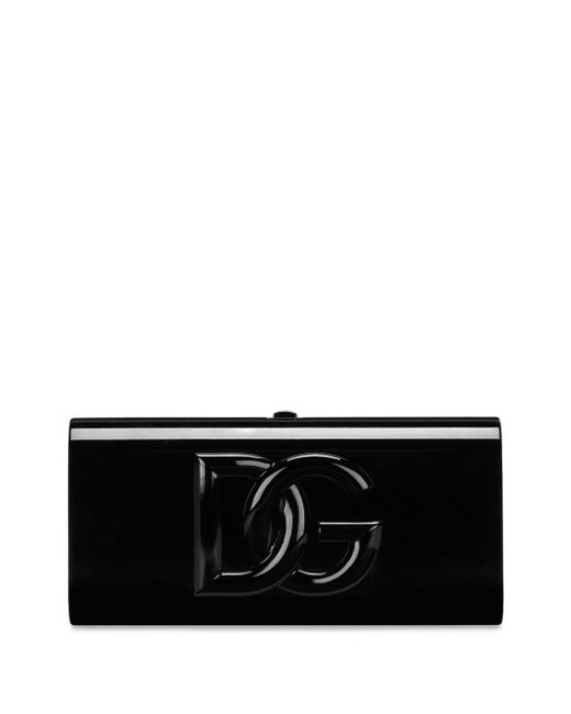 Dolce & Gabbana DG logo-appliqué clutch