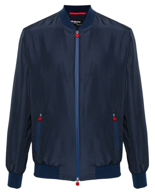 Kiton zipped lightweight jacket