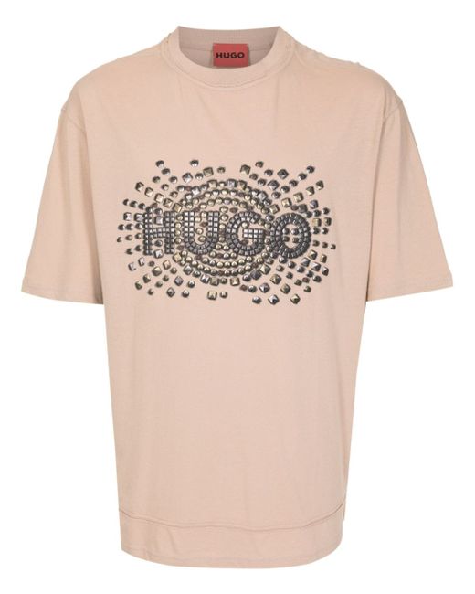 Hugo Boss logo-print cotton T-shirt