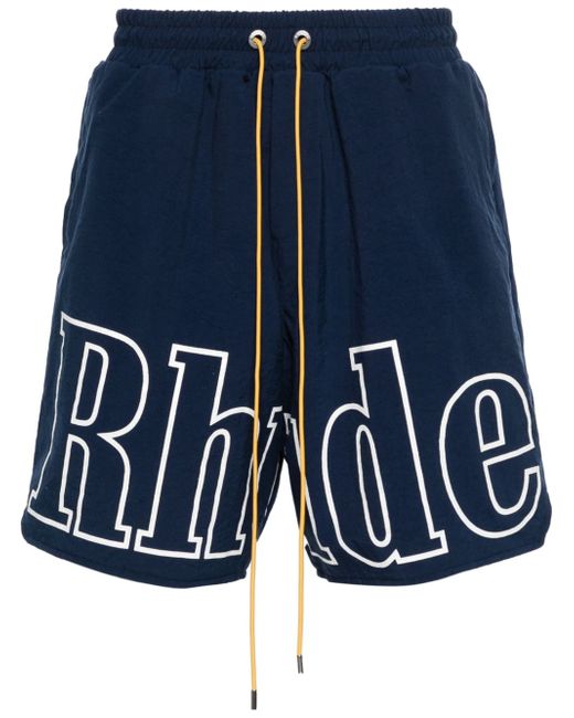 Rhude logo-print bermuda shorts
