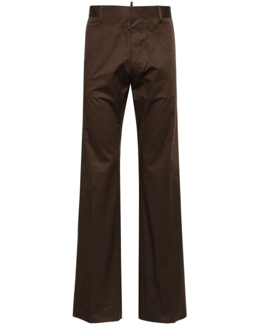 Dsquared2 mid-rise twill chino trousers