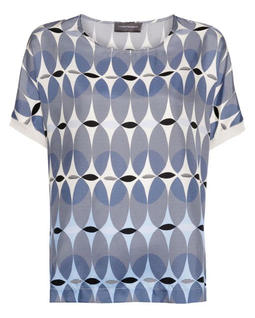 Lorena Antoniazzi geometric-print T-shirt