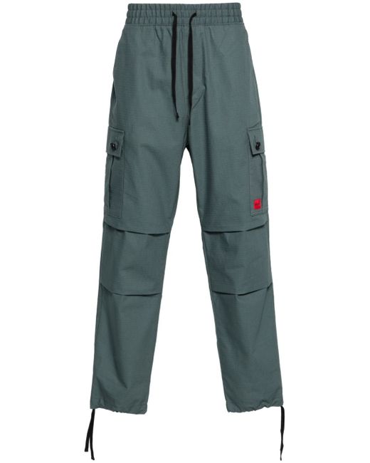 Hugo Boss ripstop tapered cargo trousers