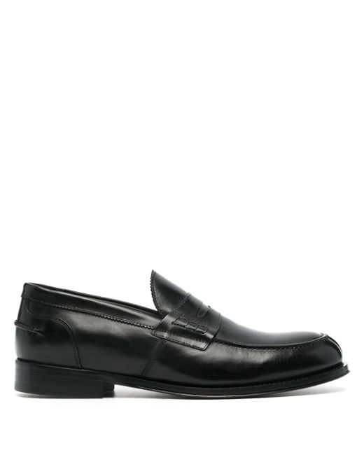 Corneliani penny-slot leather loafers